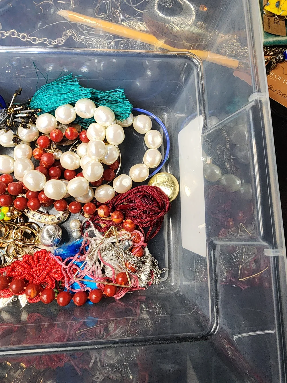 1lb Mixed Fashion Jewlery Lot For Crafting May Or May Not Have Matches